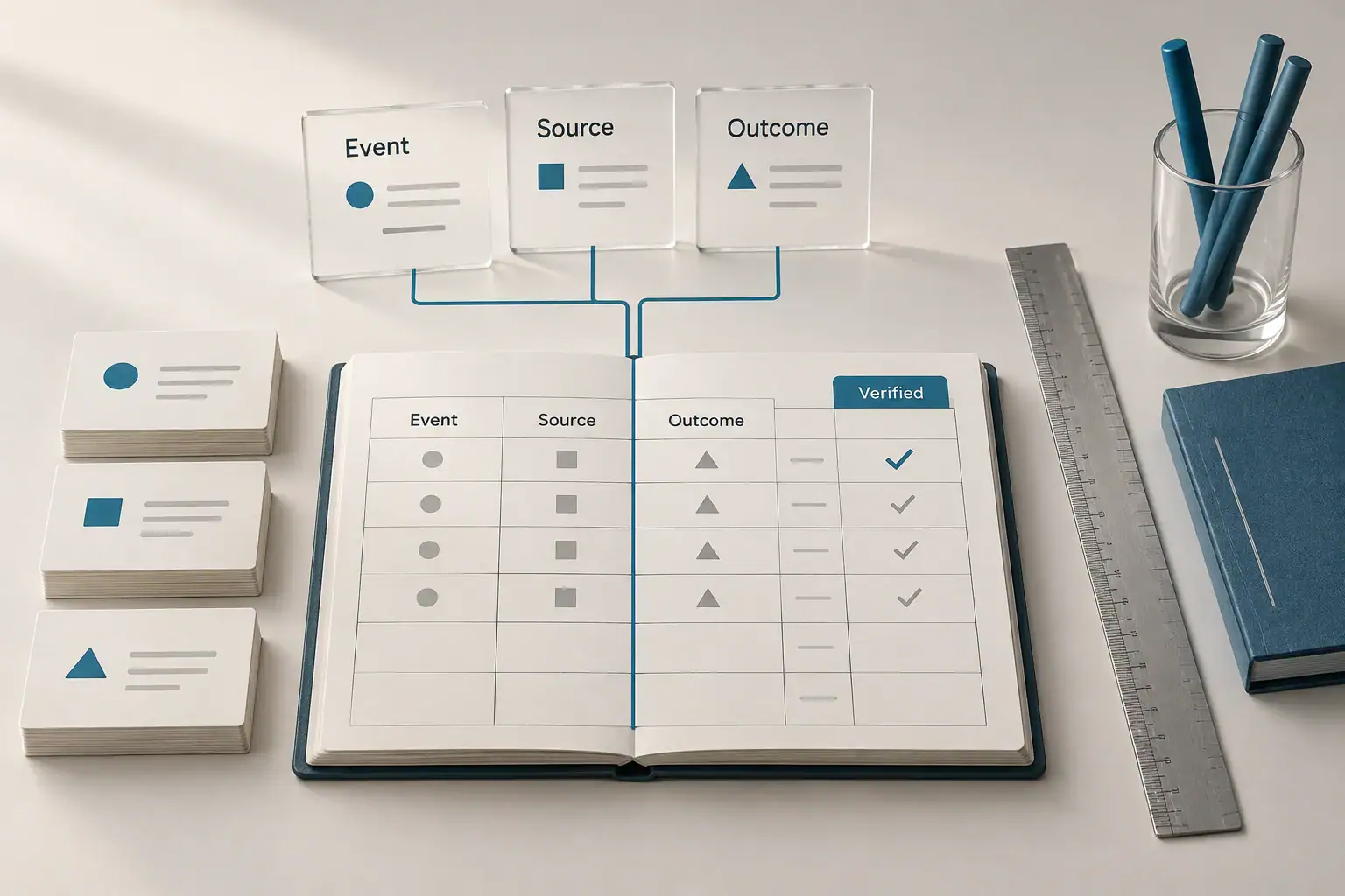 Matched event records and a documented measurement guide align the way marketing activity is counted.